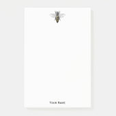 Preppy Heraldic Bee #2 Wapenmunt C Post-it® Notes (Voorkant)