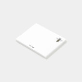 Preppy Heraldic  Bee #2 Wapenmunt C Post-it® Notes (Schuin)