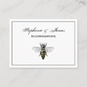 Preppy Heraldic  Bee #2 Wapenmunt C Visitekaartje (Voorkant)