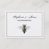 Preppy Heraldic  Bee #2 Wapenmunt C Visitekaartje (Voorkant)