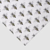 Preppy Heraldic  Bee #2 Wapenschild C Lg Tissuepapier (Detail)