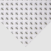 Preppy Heraldic  Bee #2 Wapenschild C Med Tissuepapier (Detail)