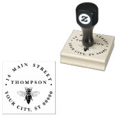 Preppy Heraldic  bij #2 Naam Adres Rubberstempel (Gestempeld)