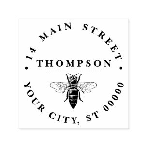 Preppy Heraldic bij #2 Naam Adres Zelfinktende Stempel