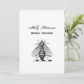 Preppy Heraldic  bijenlaag van het wapenembleem Kaart (Staand voorkant)