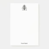 Preppy Heraldic  bijenlaag van het wapenembleem Post-it® Notes (Voorkant)