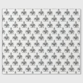 Preppy Heraldic Pineapple Coat of Arms Crest Cadeaupapier (Vlak)