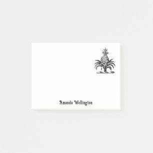 Preppy Heraldic Pineapple Coat of Arms Crest Post-it® Notes