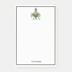 Preppy Heraldic Pineapple Coat of Arms Crest Post-it® Notes