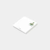 Preppy Heraldic Pineapple Coat of Arms Crest Post-it® Notes (Schuin)