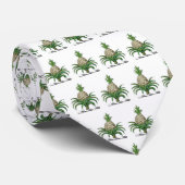 Preppy Heraldic Pineapple Coat of Arms Crest Stropdas (Opgerold)