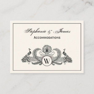 Preppy Heraldic Pineapple Coat of Arms Crest Visitekaartje