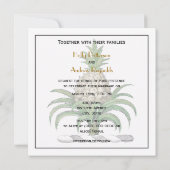 Preppy Heraldisch Ananas Wapen Crest Kaart (Achterkant)