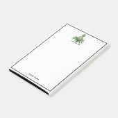 Preppy Heraldisch Ananas Wapen Crest Post-it® Notes (Schuin)