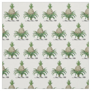 Preppy Heraldisch Ananas Wapen Crest Stof