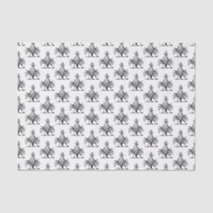 Preppy Heraldisch Ananas Wapen Crest Tissuepapier