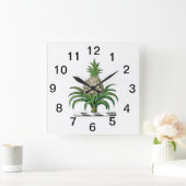 Preppy Heraldisch CREST van het Wapenschild van de Vierkante Klok (Huis)