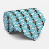 Preppy Heraldisch Vintage Bij #2 Wapen C Stropdas (Opgerold)