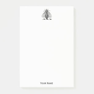 Preppy Heraldisch Vintage Bij Wapenschild Embleem Post-it® Notes