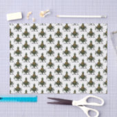 Preppy Heraldische Ananas Kuif Kleur WT Tissuepapier (Craft)