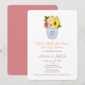 Preppy Herfst in Love Autumn Girl Baby shower Part Kaart (Voorkant / Achterkant)