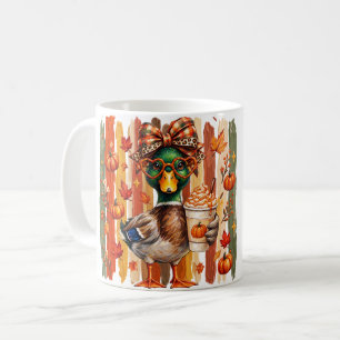 Preppy Herfst Wilde Eend Coquette Herfst Pompoen Koffiemok