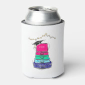 Preppy High School Afstuderen College Suitcase Blikjeskoeler (Blikje Voorkant)