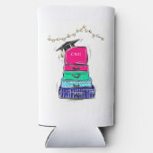 Preppy High School Afstuderen College Suitcase Seltzer Blikjeskoeler (Achterkant)