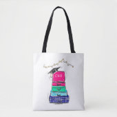 Preppy High School Afstuderen College Suitcase Tote Bag (Voorkant)