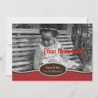 Preppy Houndstooth in het rood