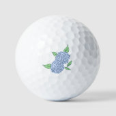 Preppy Hydrangea Classic Bloemen Golfballen (Voorkant)