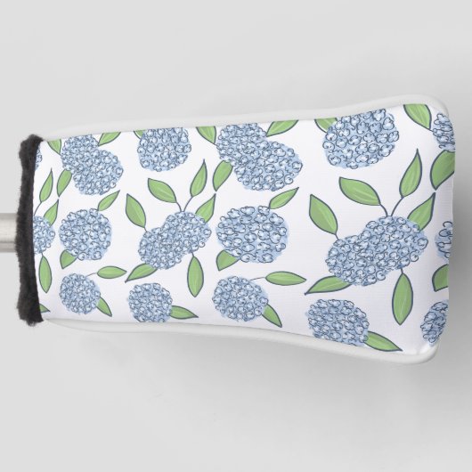 Preppy Hydrangea Preppy Kustputter Hoesje Golfheadcover (Voorkant)