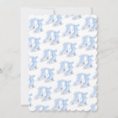 Preppy IJspartij Schaatsen Kaart (Achterkant)