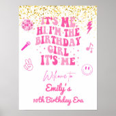 Preppy in mijn verjaardagstijdperk welkomstbord poster (Voorkant)