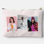 Preppy initialen schattig kleurrijk trendy 3 foto etui (Achterkant)