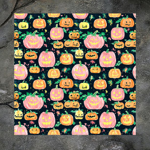 Preppy Jack-O’-Lantern Halloween Servet