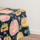 Preppy Jack-O’-Lantern Halloween Tafelkleed (Voorbeeld)