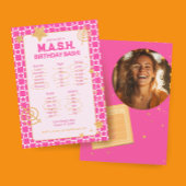 Preppy jaren '90 Roze Throwback Verjaardagsfeestje Kaart