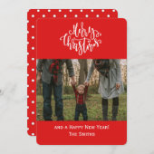 Preppy Kaart van de Foto van de Vakantie van (Voorkant / Achterkant)