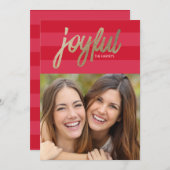 Preppy Kaart van de Foto van de Vakantie van de (Voorkant / Achterkant)