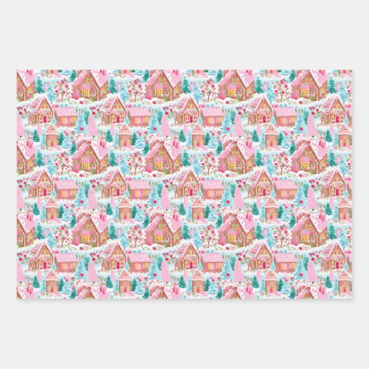 Preppy kerst inpakpapier (Voorkant)