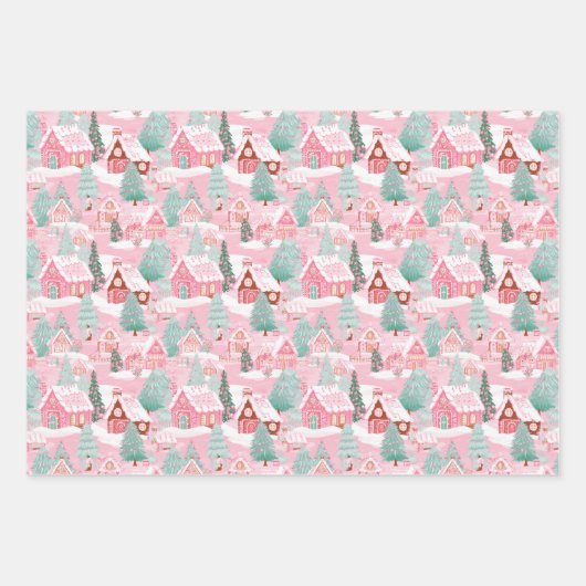 Preppy kerst inpakpapier (Voorkant 3)