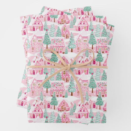 Preppy kerst inpakpapier (In situ)