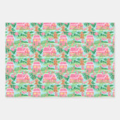 Preppy kerst inpakpapier (Voorkant)