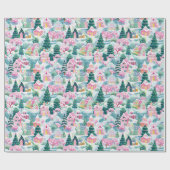 Preppy kerst inpakpapier (Vlak)