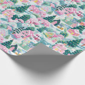 Preppy kerst inpakpapier (Hoek)