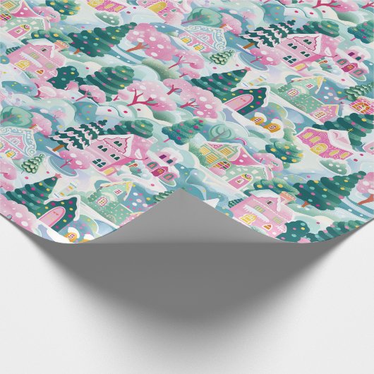 Preppy kerst inpakpapier (Hoek)