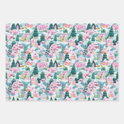 Preppy kerst inpakpapier (Voorkant 2)