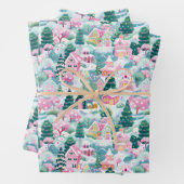 Preppy kerst inpakpapier (In situ)