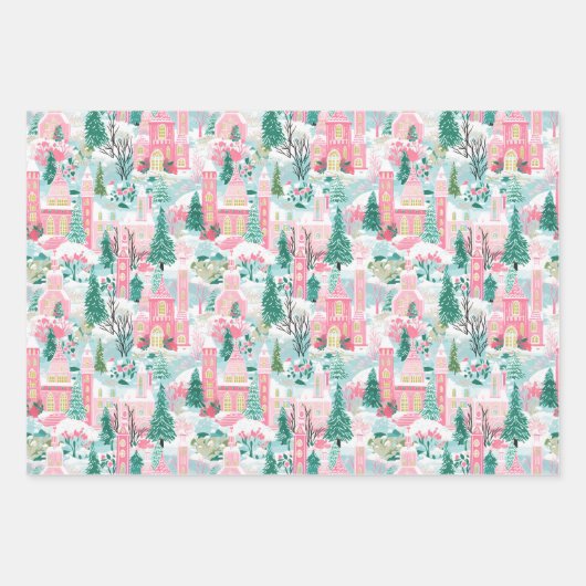 Preppy kerst inpakpapier (Voorkant 3)